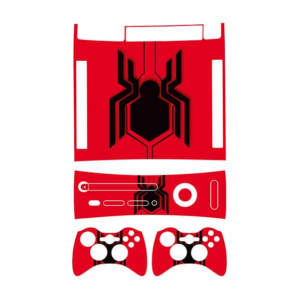 برچسب ایکس باکس 360 آرکید توییجین وموییجین مدل Spiderman 09 مجموعه 4 عددی