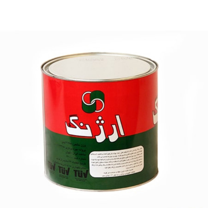 پوشرنگ روغنی مات سفید ارژنگ کد 400 وزن 1000 گرم