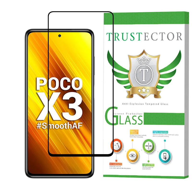 محافظ صفحه نمایش تراستکتور مدل FULPLUST مناسب برای گوشی موبایل شیائومی Poco X3