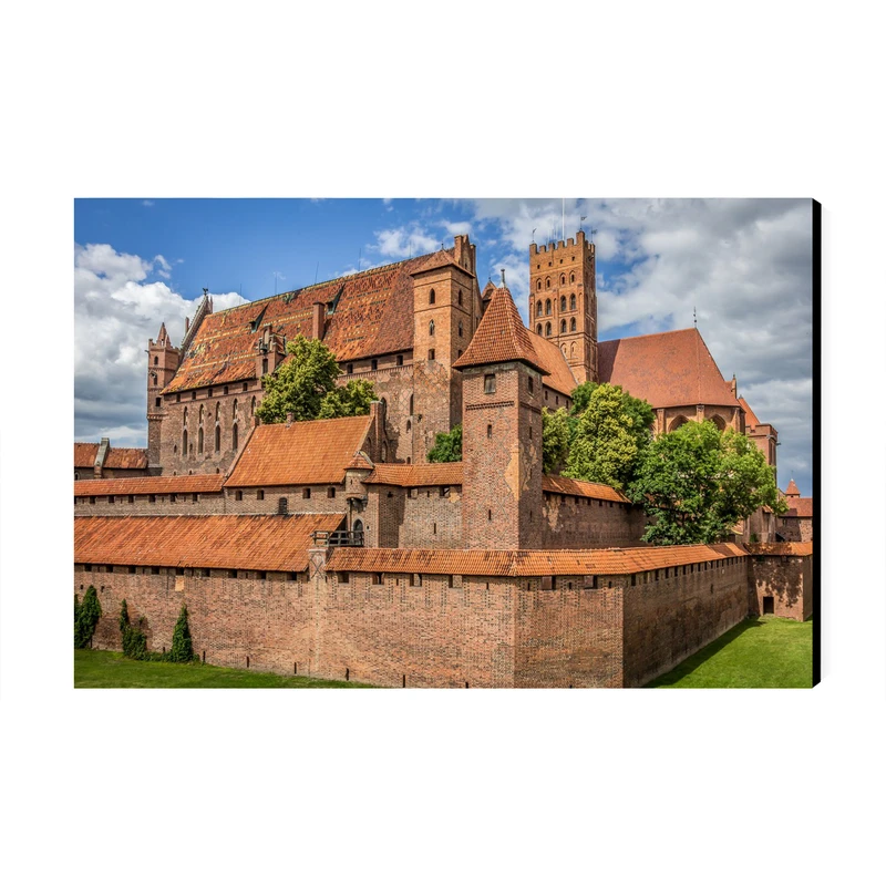 تابلو شاسی عرش طرح گردشگری لهستان مدل قلعه مالبورک کد As5874