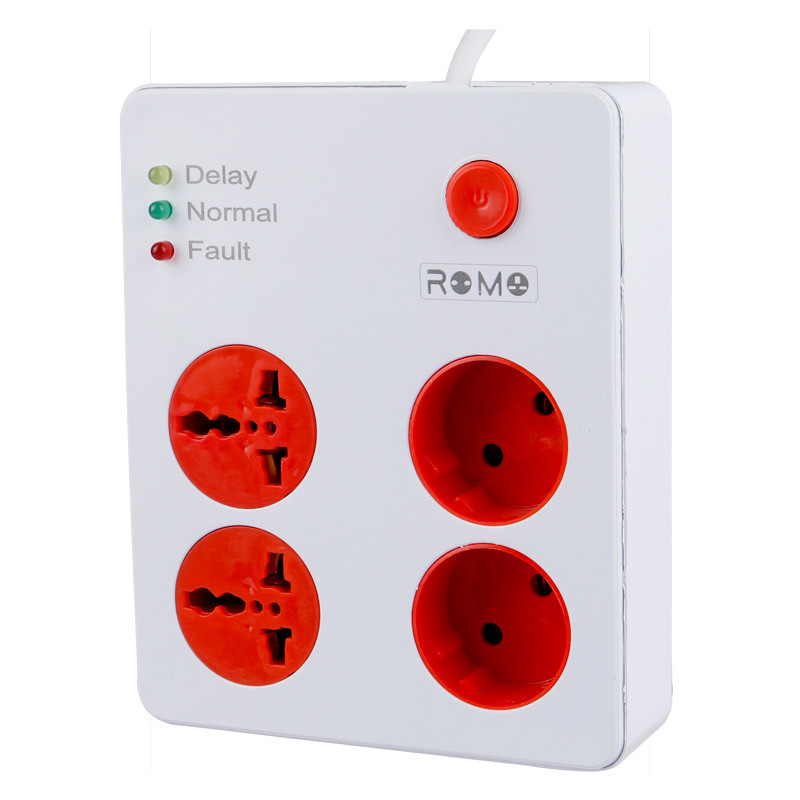محافظ ولتاژ رومو مدل 4 خانه 1.5m