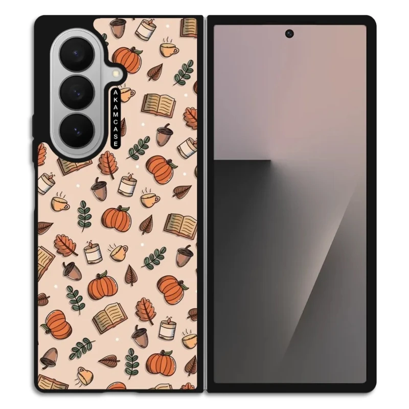 کاور آکام مدل AMC-WSGZFOLD7-PUMPKIN-7 مناسب برای گوشی موبایل سامسونگ Galaxy Z Fold 7