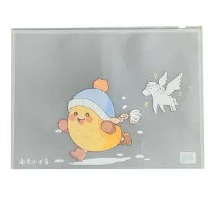 پوشه زیپ دار مدل جوجه نازی  سایز A4