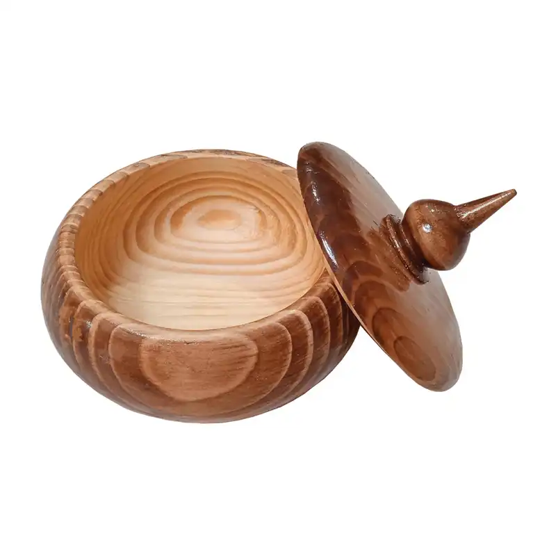 قندان چوبی مدل نگین