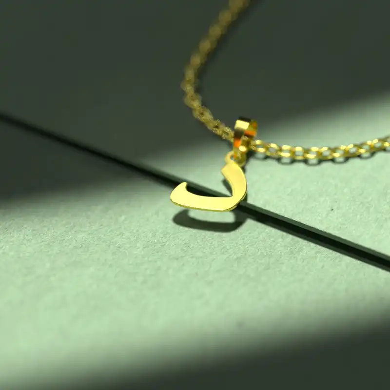 گردنبند طلا 18 عیار زنانه مدوپد مدل حرف د کد I3-1-1874