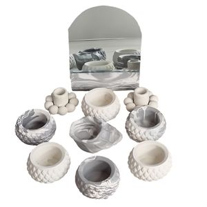 نقد و بررسی مجموعه ظروف هفت سین 10 پارچه مدل ثمینا طرح سنگ کد C01 توسط خریداران