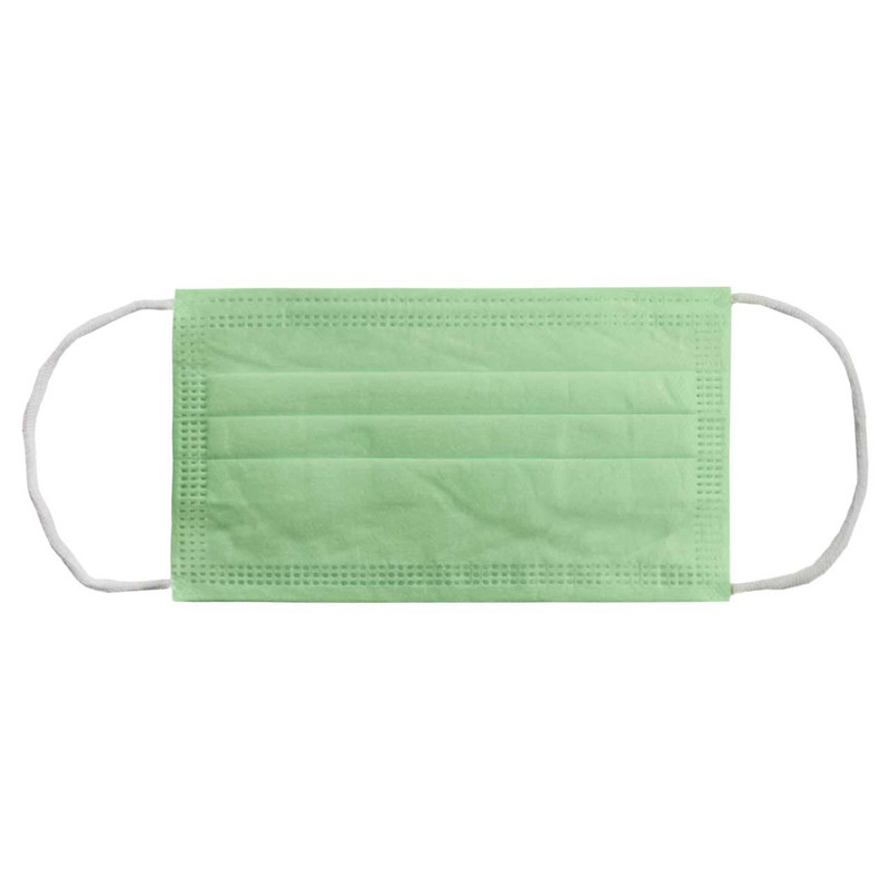ماسک تنفسی رهام مدل سه لایه RTA-50-Gre بسته 50 عددی