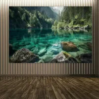 پوستر پارچه ای طرح طبیعت مدل جنگل رویایی کد PP2619