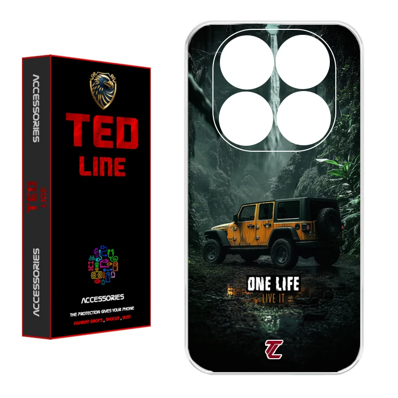 کاور تد لاین طرح ماشین آفرود کد 1119 مناسب برای گوشی موبایل شیائومی Redmi Note 14 Pro 4G / Poco X7