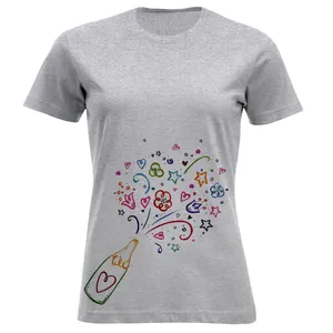 تی شرت آستین کوتاه زنانه مدل نوشیدنی A24