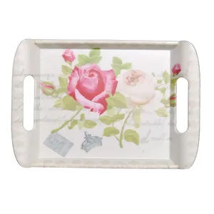 سینی طرح گل سرخ کد 25