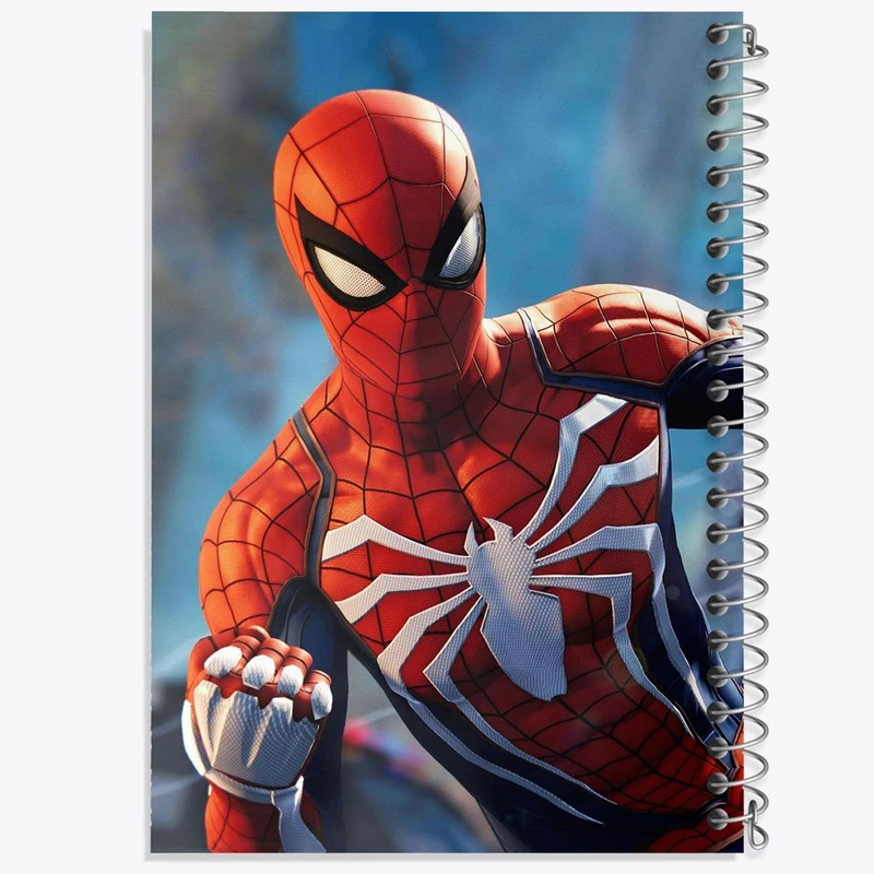 دفتر ژورنال نویسی 50 برگ خندالو مدل نقطه ای طرح پیتر پارکر مردعنکبوتی کد 30822