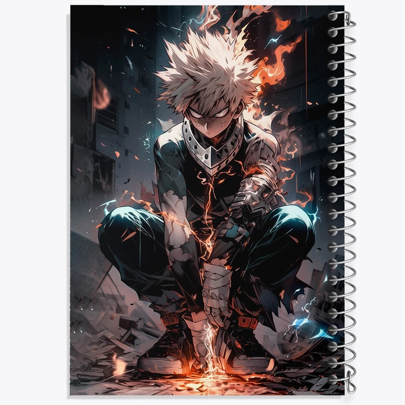 دفتر نقاشی 50 برگ خندالو طرح انیمه آکادمی قهرمان من کد F2838