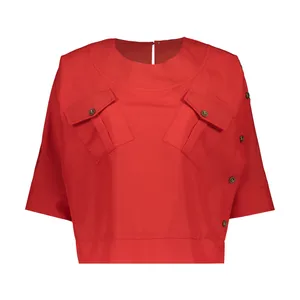 بلوز آستین کوتاه زنانه مدل فاطیما gh