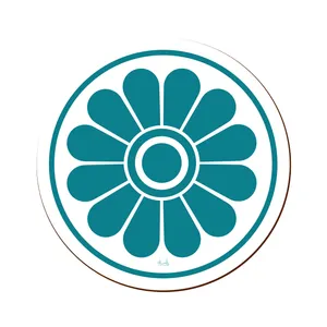 زیر لیوانی لوکسینو مدل لوتوس طرح تخت جمشید کد 963