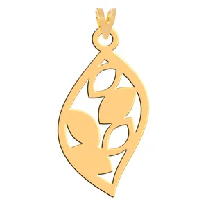 آویز گردنبند طلا 18 عیار زنانه فرشته مدل گلبرگ WNL-000190