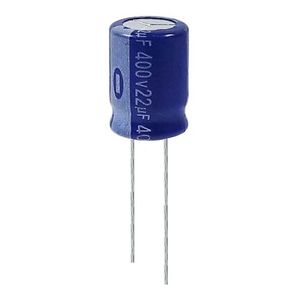  خازن الکترولیت 22 میکروفاراد 400 ولت آکسبوم مدل TEC-22400 