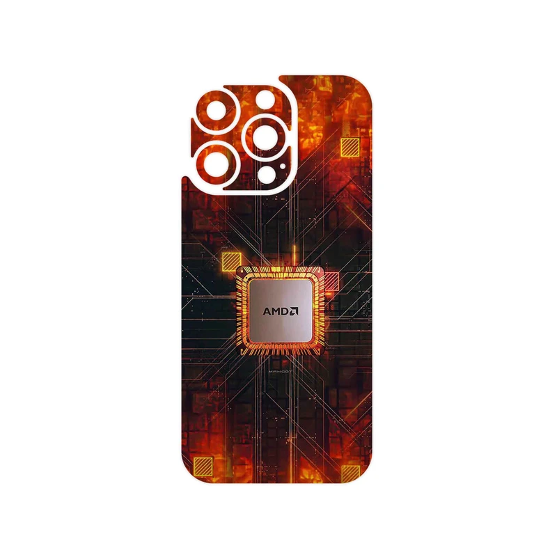 برچسب پوششی ماهوت مدل AMD مناسب برای گوشی موبایل اپل iPhone 16 Pro
