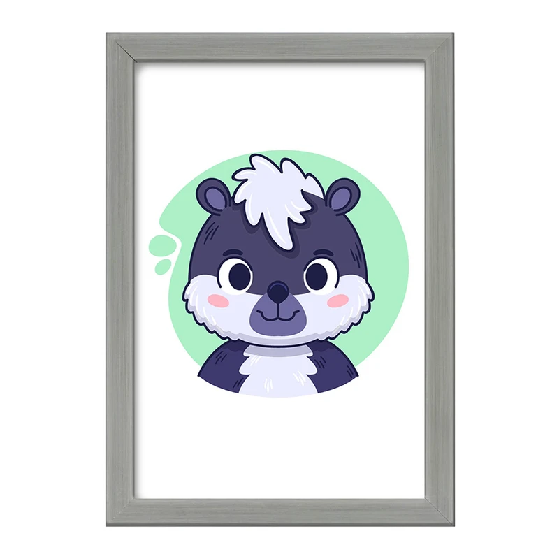 تابلو خندالو طرح راسو حیوانات بامزه کد 37147