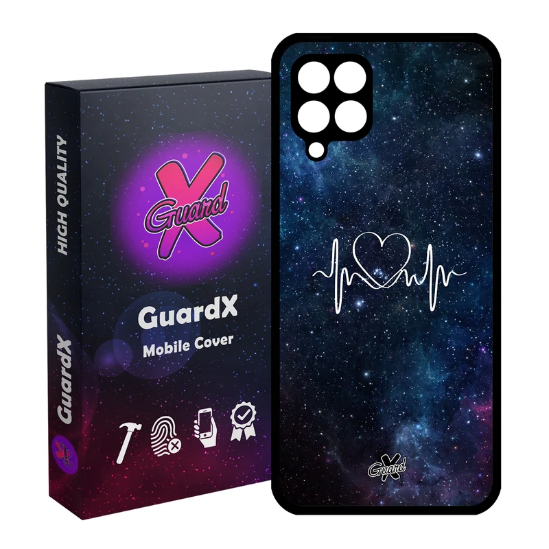 کاور گارد ایکس طرح Love مدل Glass10114 مناسب برای گوشی موبایل سامسونگ Galaxy A22 4G