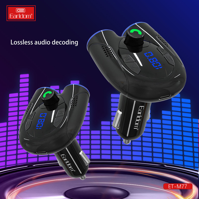 پخش‌کننده اف ام و شارژر فندکی خودرو ارلدام مدل M77