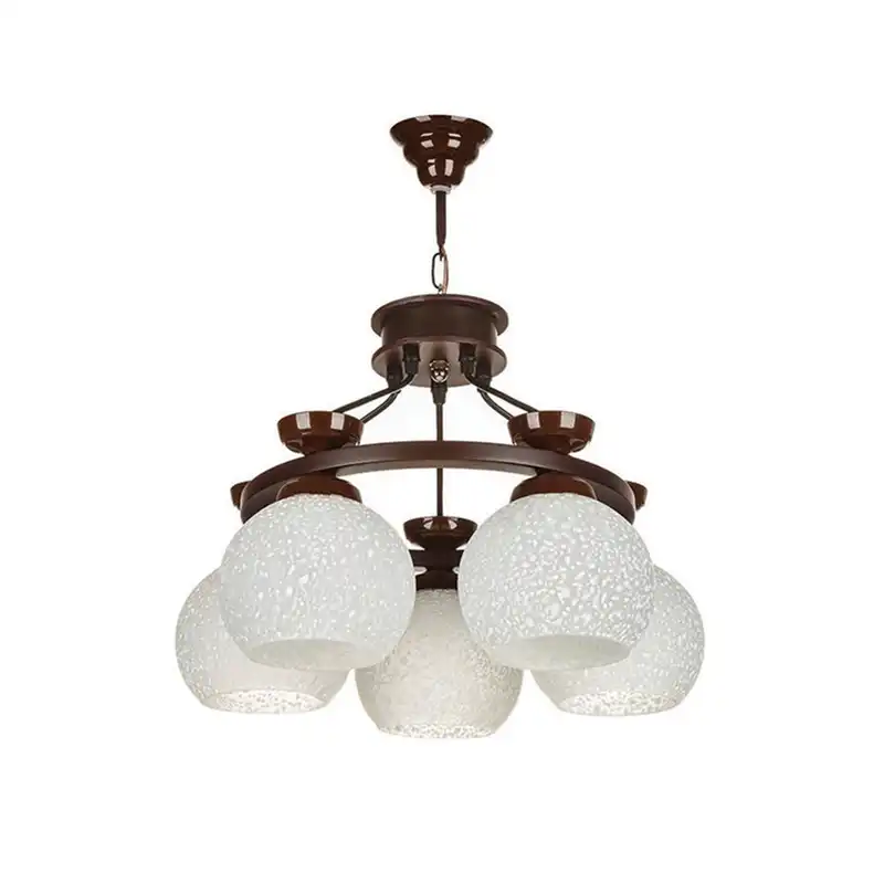 لوستر 5 شعله چشمه نور کد GB560/5-BR