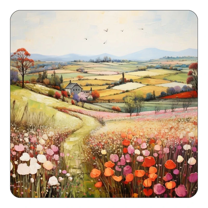 مگنت کاکتی طرح نقاشی رنگ روغن مدل mp71595