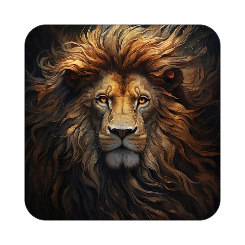 زیر لیوانی کاکتی طرح شیر مدل mp23542