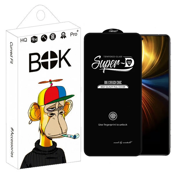 محافظ صفحه نمایش بوک مدل SuperD Pro مناسب برای گوشی موبایل شیائومی Poco F3 GT / K40 Gaming