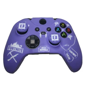 محافظ دسته ایکس باکس سری S/X مدل FF FORTNITE به همراه روکش آنالوگ