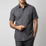پیراهن آستین کوتاه مردانه باینت مدل لینن کد 779-3