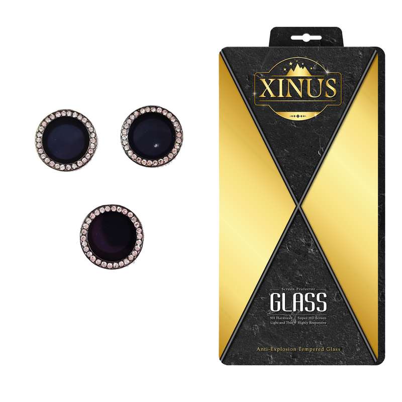 محافظ لنز دوربین ژینوس مدل DIAMOND مناسب برای گوشی موبایل اپل iPhone 12 Pro Max