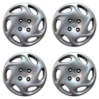 قالپاق چرخ پویا صنعت&nbsp;مدل 01 سایز 14 اینچ مناسب برای پژو 206 مجموعه 4 عددی