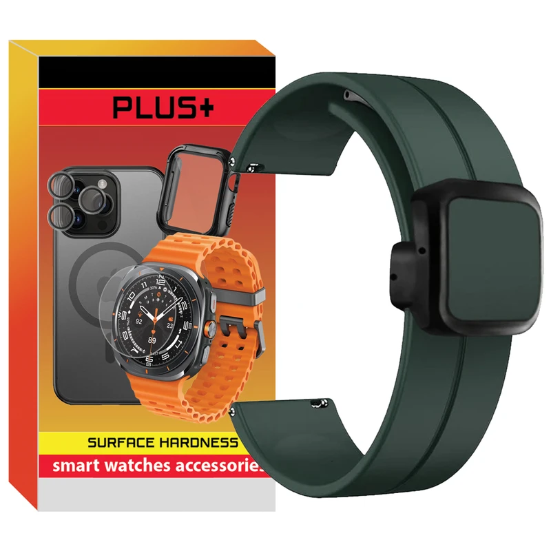 بند پلاس مدل SGK Magnet PL مناسب برای ساعت هوشمند سامسونگ Galaxy watch 3 41mm / Galaxy watch 42mm / Gear Sport / S2 Classic