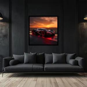 تابلو بکلیت طرح ماشین مدرن و خودرو  مدل B-bu2920