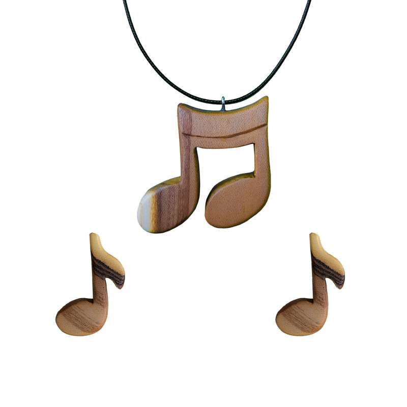 نیم ست دخترانه مدل نت موسیقی