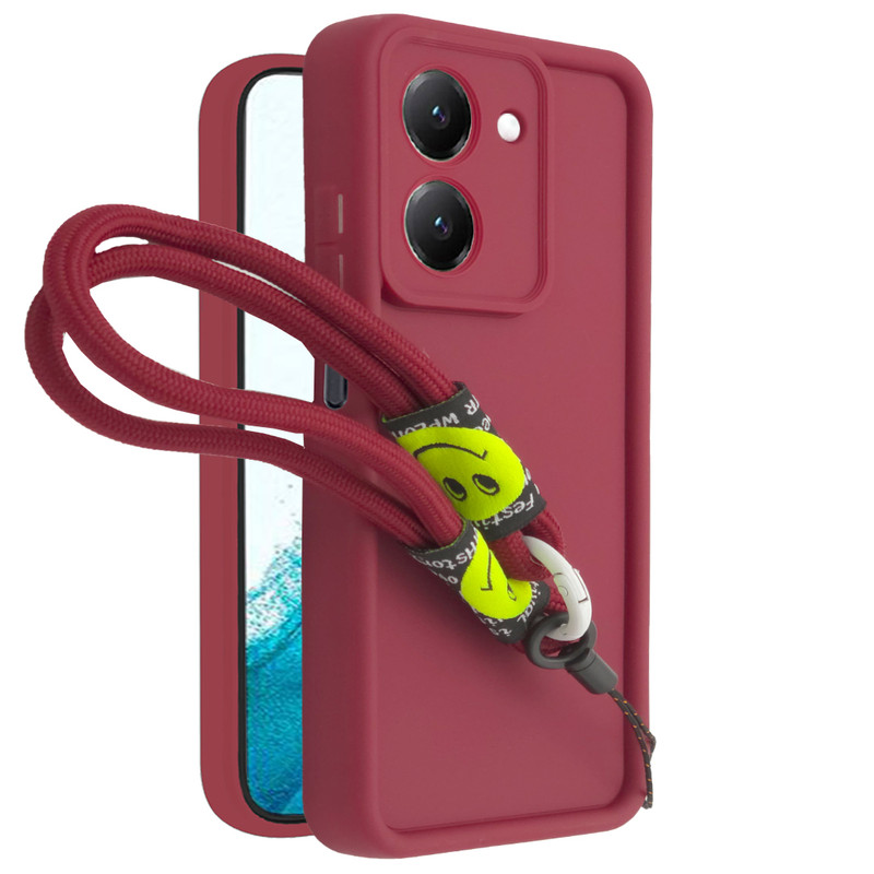 کاور هوکو مدل PufferSilicon مناسب برای گوشی موبایل شیائومی Redmi A5 / Poco C71 به همراه بند آویز