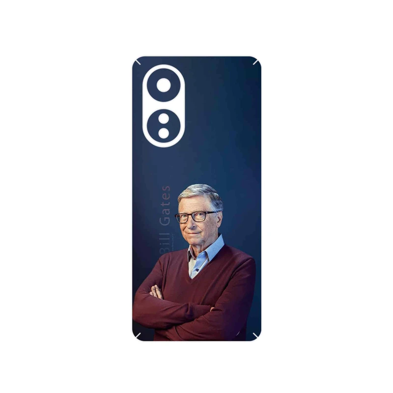 برچسب پوششی ماهوت مدل Bill_Gates مناسب برای گوشی موبایل اپو A58 4G