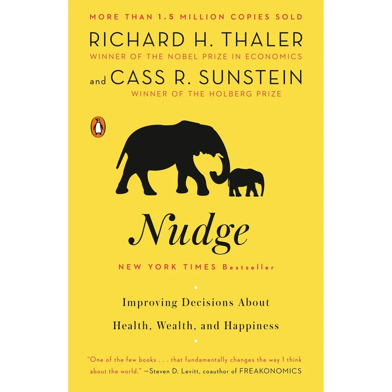 کتاب Nudge اثر Richard H. Thaler and Cass R. Sunstein انتشارات Penguin Group Inc