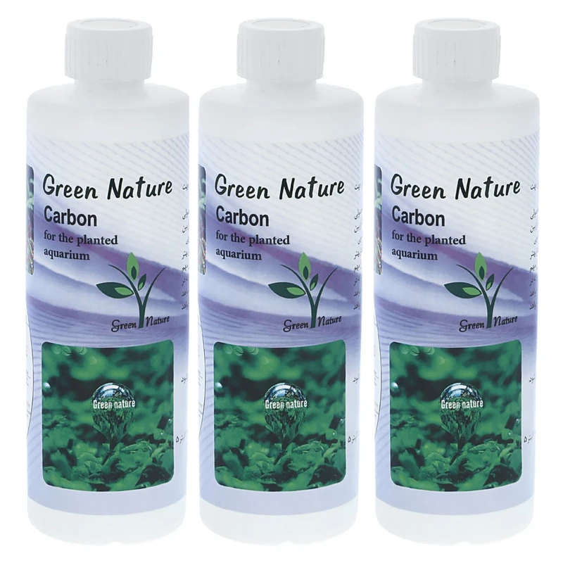 محلول کربن مایع گرین نیچر مدل ضد جلبک حجم 250 میلی لیتر مجموعه 3 عددی