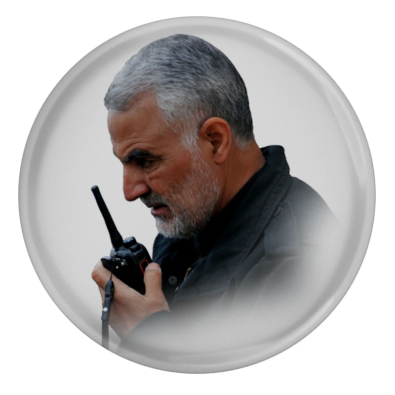 مگنت مدل S12568 طرح سردار شهید حاج قاسم سلیمانی