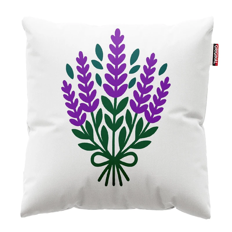 کوسن پاد آفرین طرح گل کد 4644 سایز 40*40 سانتی متر