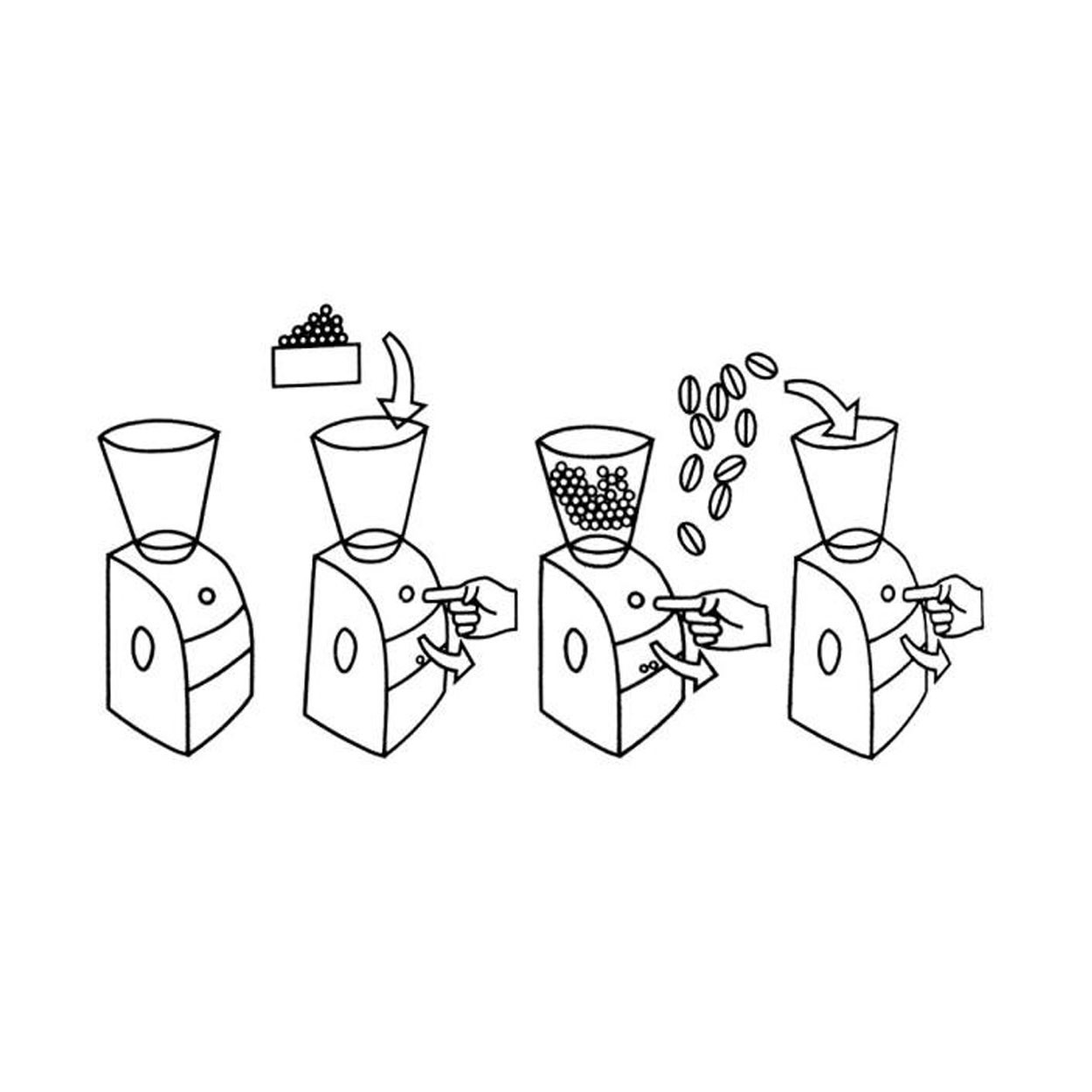 قرص تمیزکننده آسیاب قهوه مدل سانتوس وزن 500 گرم