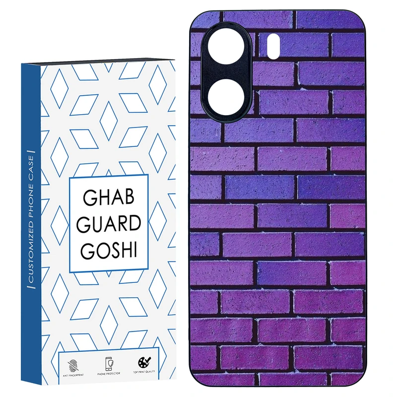 کاور قاب گارد گوشی طرح دیوار آجری کد TPU-255 مناسب برای گوشی موبایل شیائومی REDMI 13C / POCO C65