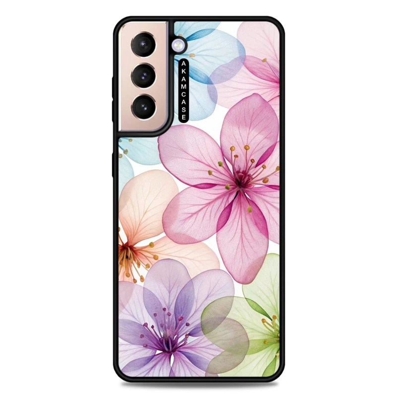 کاور آکام مدل AMC-WSGS21P-FLOWERS-29 مناسب برای گوشی موبایل سامسونگ Galaxy S21 Plus