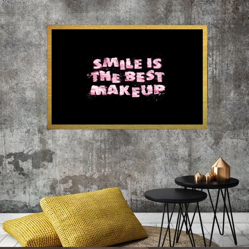 تابلو بکلیت طرح جمله انگیزشی مدل قاب شاسی T-S9158