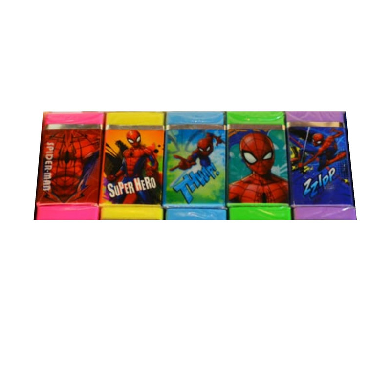 پاک کن مدل اسپایدرمن بسته 5 عددی