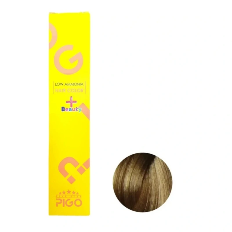 رنگ مو پیگو شماره 7.7 مدل پلاس بیوتی حجم 105میلی لیتر رنگ بلوند شکلاتی متوسط 