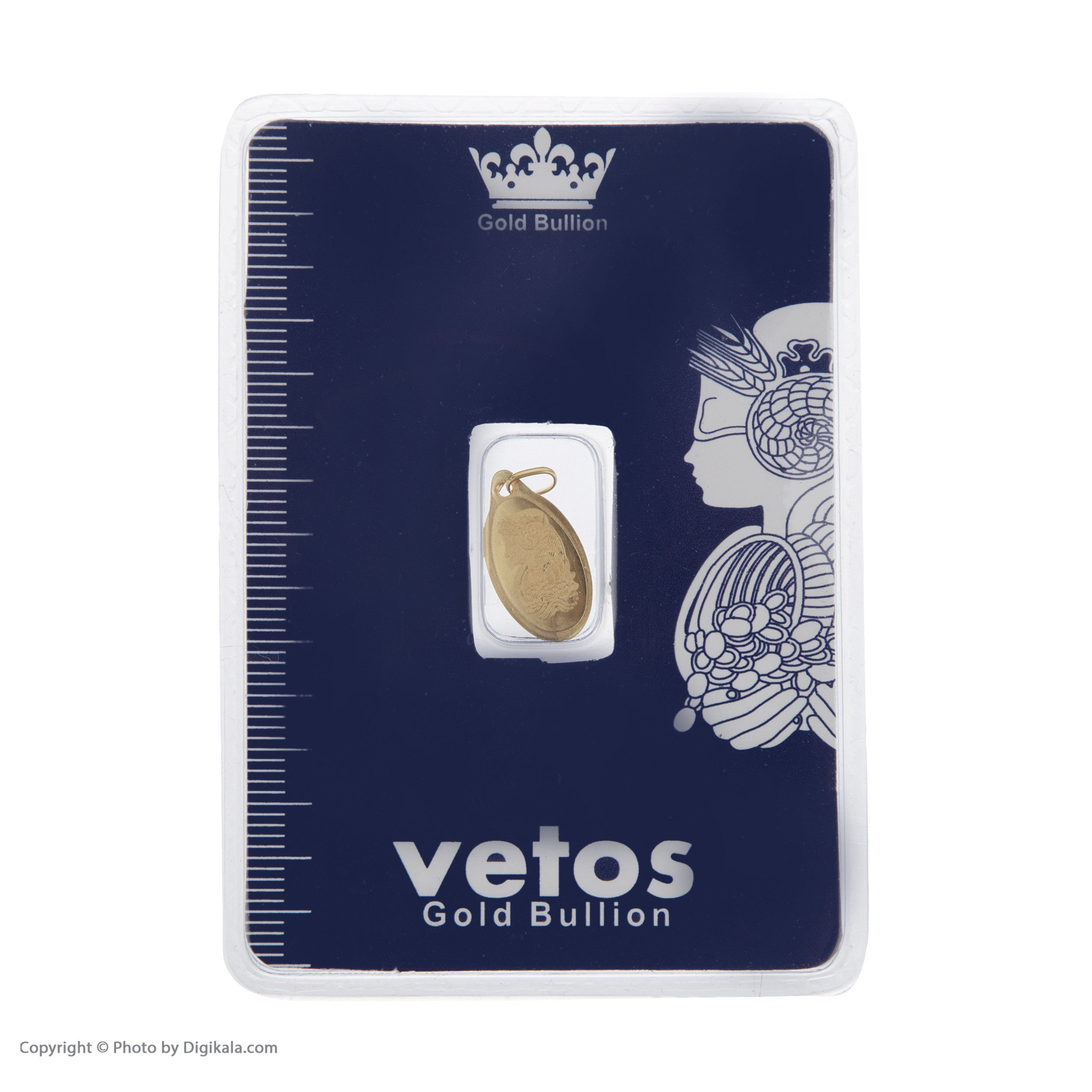 شمش طلا 18 عیار وتوس کد 500