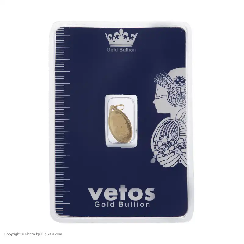 شمش طلا 18 عیار وتوس کد 500